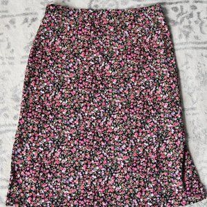 Vtg Retro Y2K Amy Byer California stretch SKIRT Juniors M medium floral ditsy